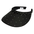 Bling Slide-On Visor Schwarz