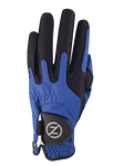 Zero Friction Compression-Fit Golf Glove Men's Blue Left (for right-handed golfers)