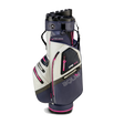 Aqua Silencio 4 Cart Bag Navy/White