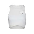 Court Crop Top Damen Weiss
