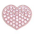 Heart Swarovski Crystal Ball Marker Light Pink Heart