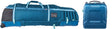 Kube Reisetasche für Golfbag Blau/Spruce/Waterfall