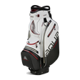 Aqua Sport 4 Cart Bag White/Black/Merlot