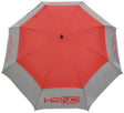 H2NO Golfschirm Automatik UPF 30 Rot/Grau