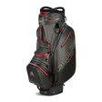 Aqua Sport 4 Cart Bag Charcoal/Black/Red