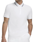 Team Pique Polo Crew Herren Weiss