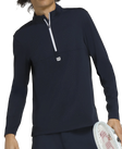 Elevate Performance Half-Zip Herren Navy