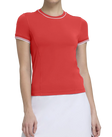 Women's Seamless T-Shirt Red
