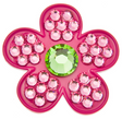 Flowers Swarovski Crystal Ballmarker Pink-Gelb