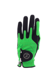 Zero Friction Compression-Fit Golf Glove Men's Lime Left (for right-handed golfers)