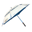 H2NO Chrome Golfschirm UPF 50 Silber/Blau