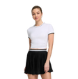 Jupe plissée Team femme noir