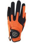 Zero Friction Compression-Fit Golf Glove Men's Orange Left (for right-handed golfers)