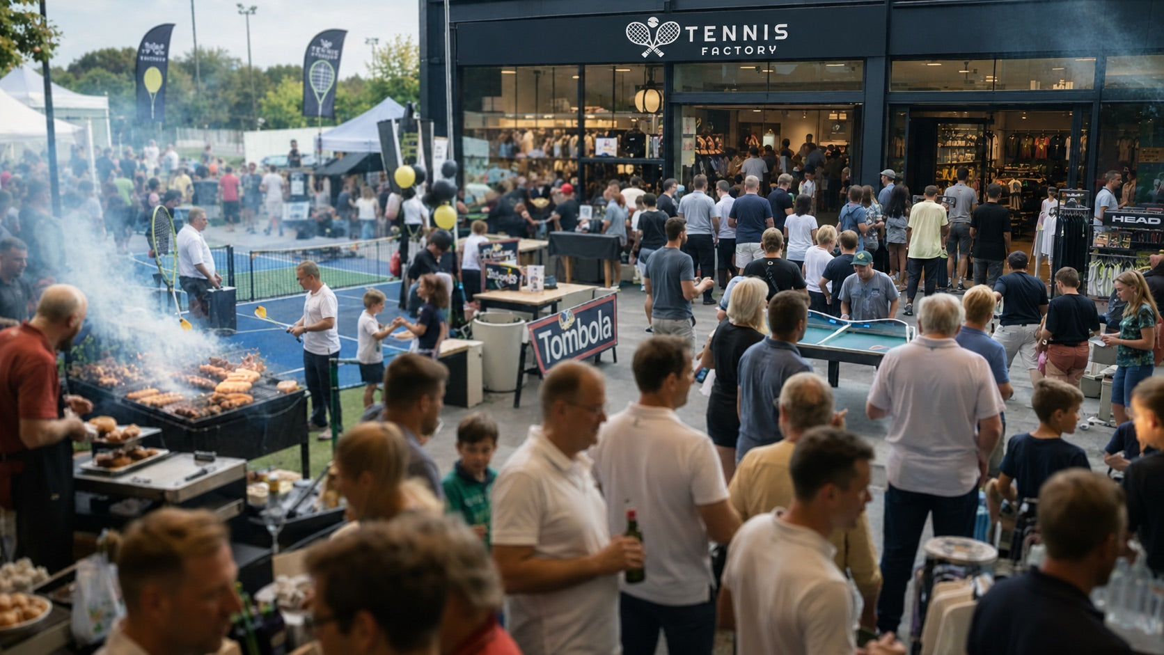 Tennis Factory - Grosser Sommerevent in Wallisellen