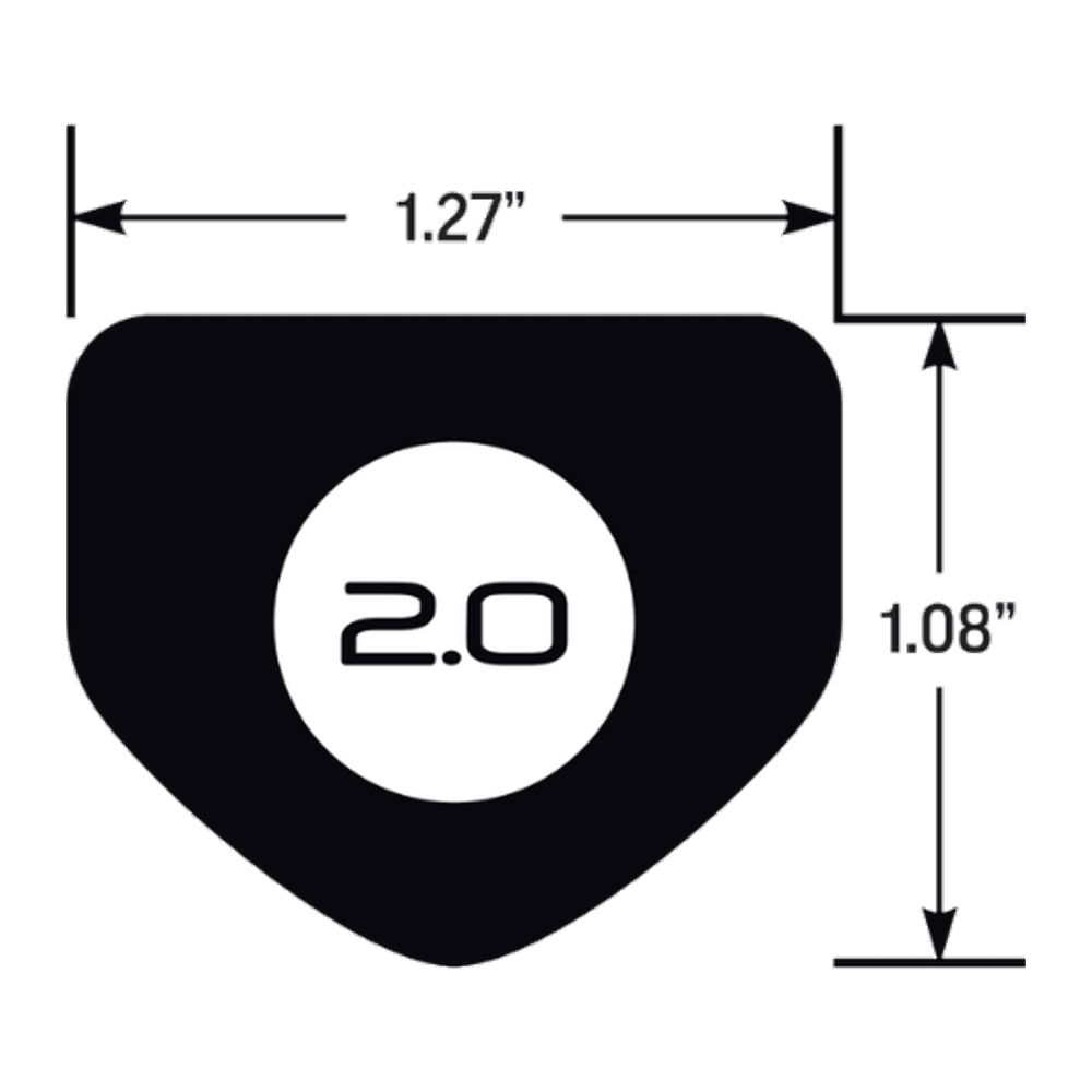 Zenergy Flatso 2.0 Puttergriff Schwarz-Weiss