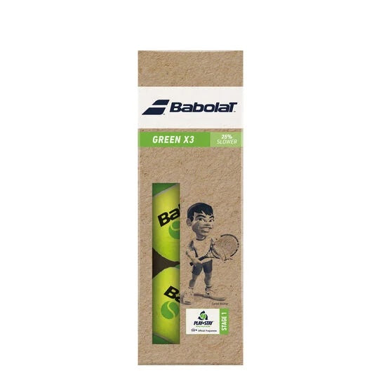Green Stage 1 Tennisbälle 3er