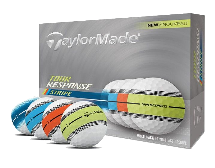 Balles de golf Tour Response Stripe Neon Multipack (2025)