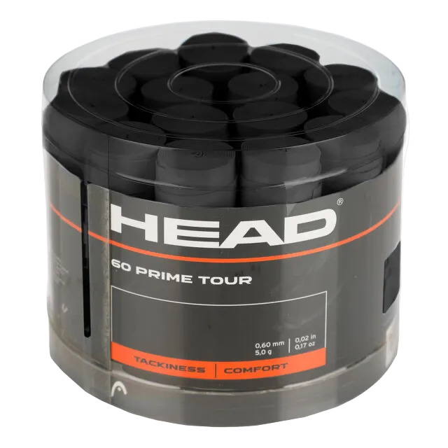 Prime Tour Overgrip 60er Pack Schwarz