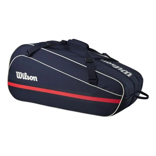 Sac de raquette Team 6 pièces bleu marine