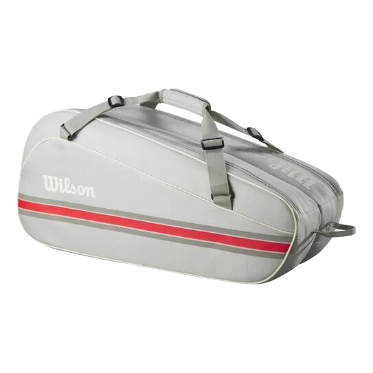 Team 6er Schlägertasche Hellgrau