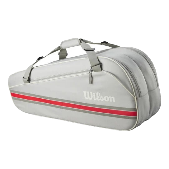 Team 6er Schlägertasche Hellgrau