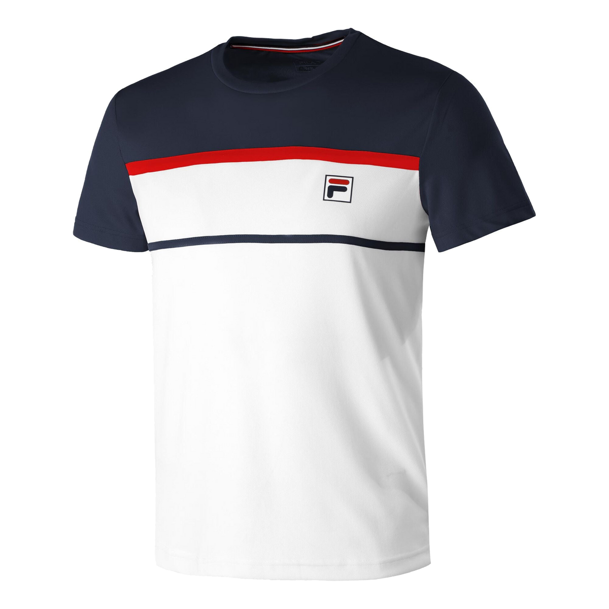 T-shirt Steve bianca/blu scuro da uomo