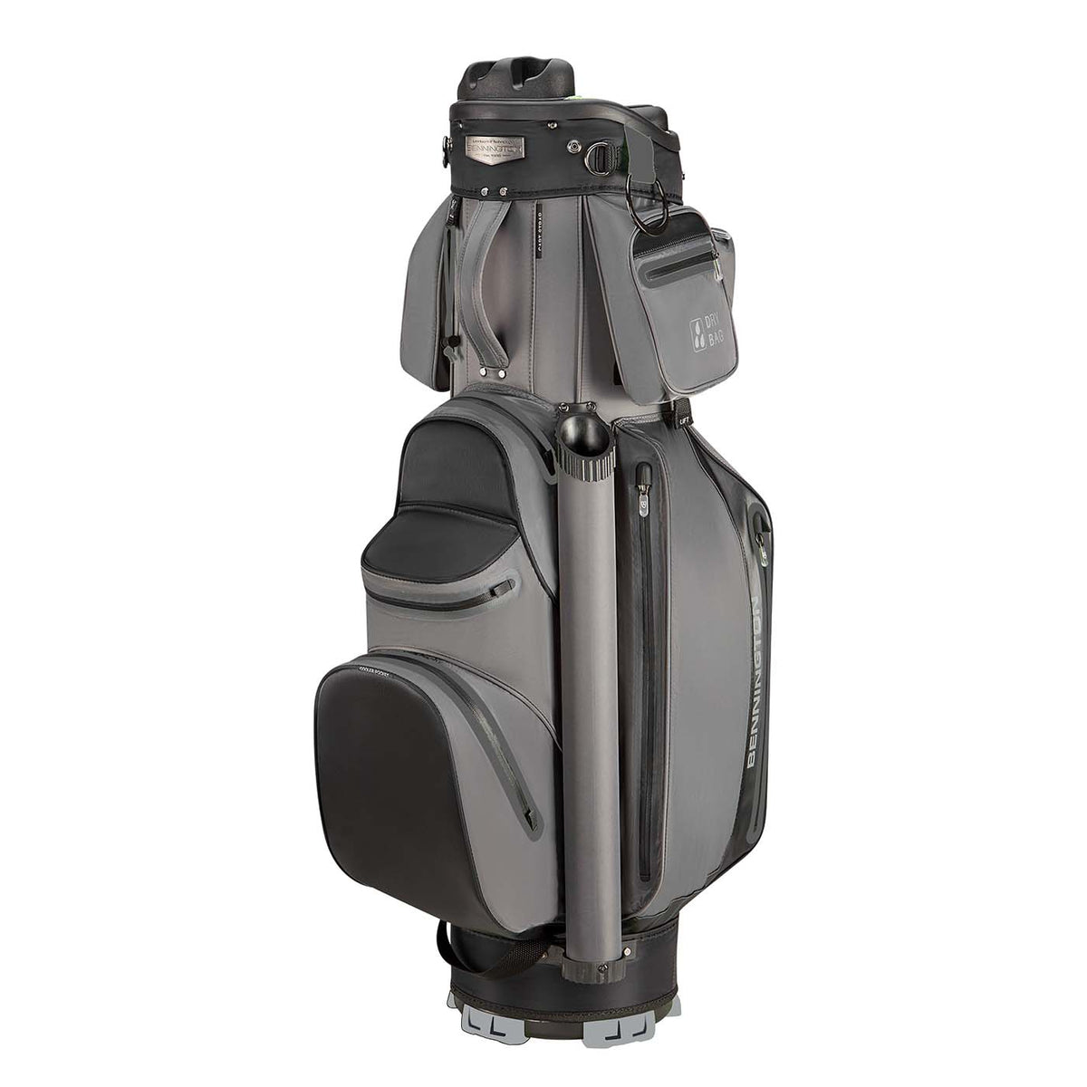 QO9 Select 360° Waterproof Cartbag Charcoal/Schwarz