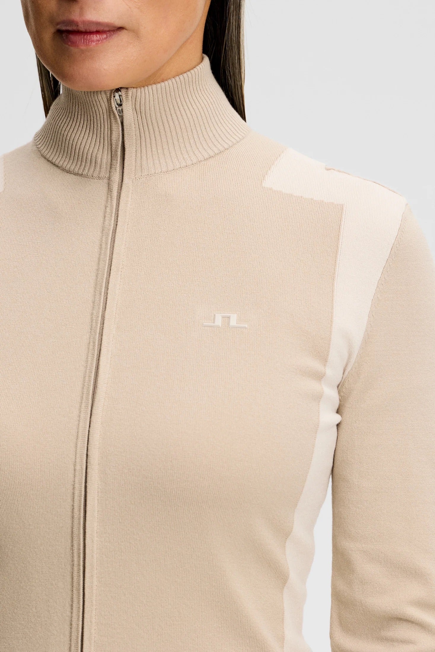 Pull zippé tricoté Bianca pour femme Island Fossil