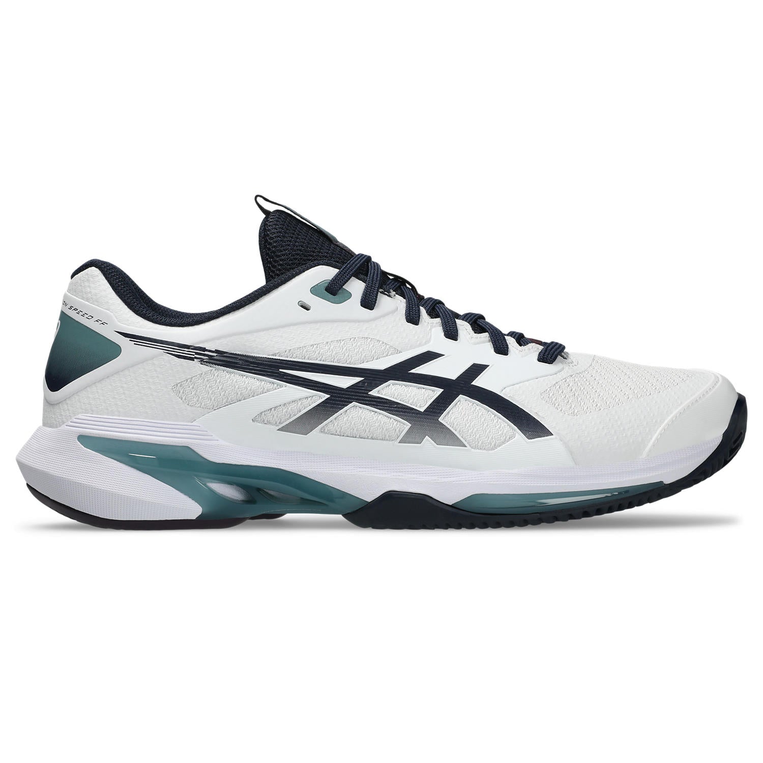 Chaussure de tennis Solution Speed ​​FF 4 pour homme, idéale pour les courts en terre battue.