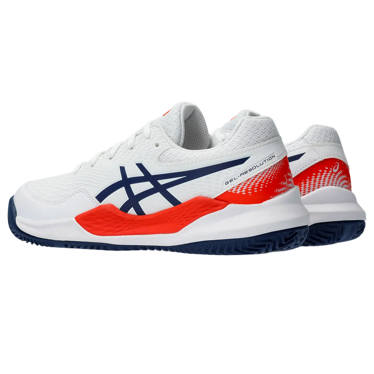 Gel-Resolution 9 GS Sandplatz Tennisschuh Kinder