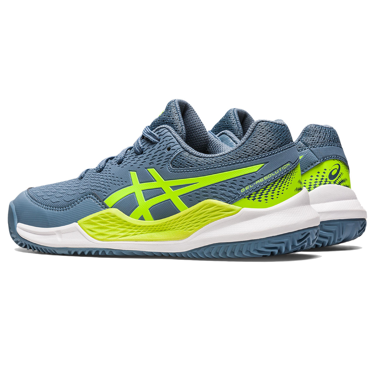 Gel-Resolution 9 GS Sandplatz Tennisschuh Kinder