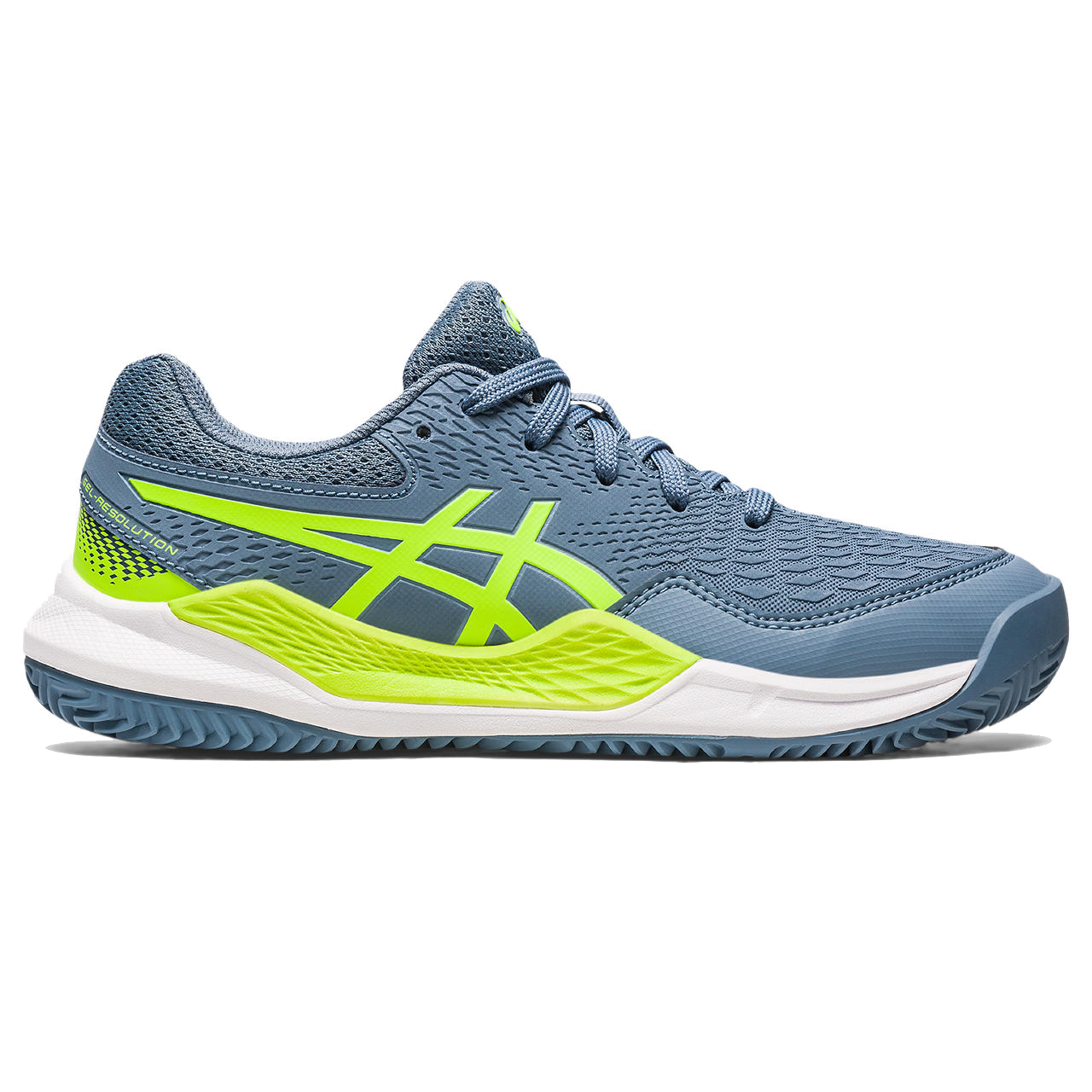 Gel-Resolution 9 GS Sandplatz Tennisschuh Kinder