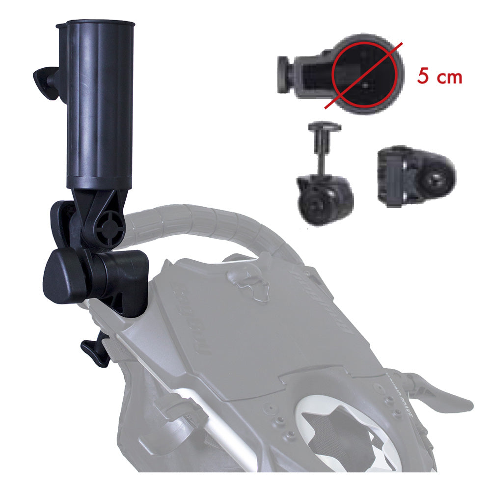 Schirmhalter XL mit Basis 5 cm