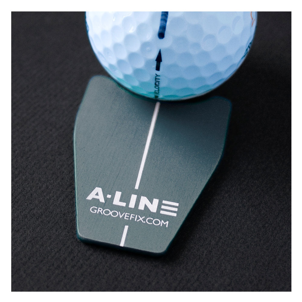 A.Line Tool Putt-Ausrichtungshilfe Silber