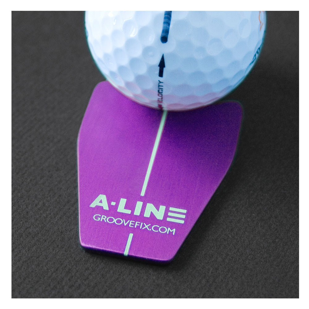 A.Line Tool Putt-Ausrichtungshilfe Violett