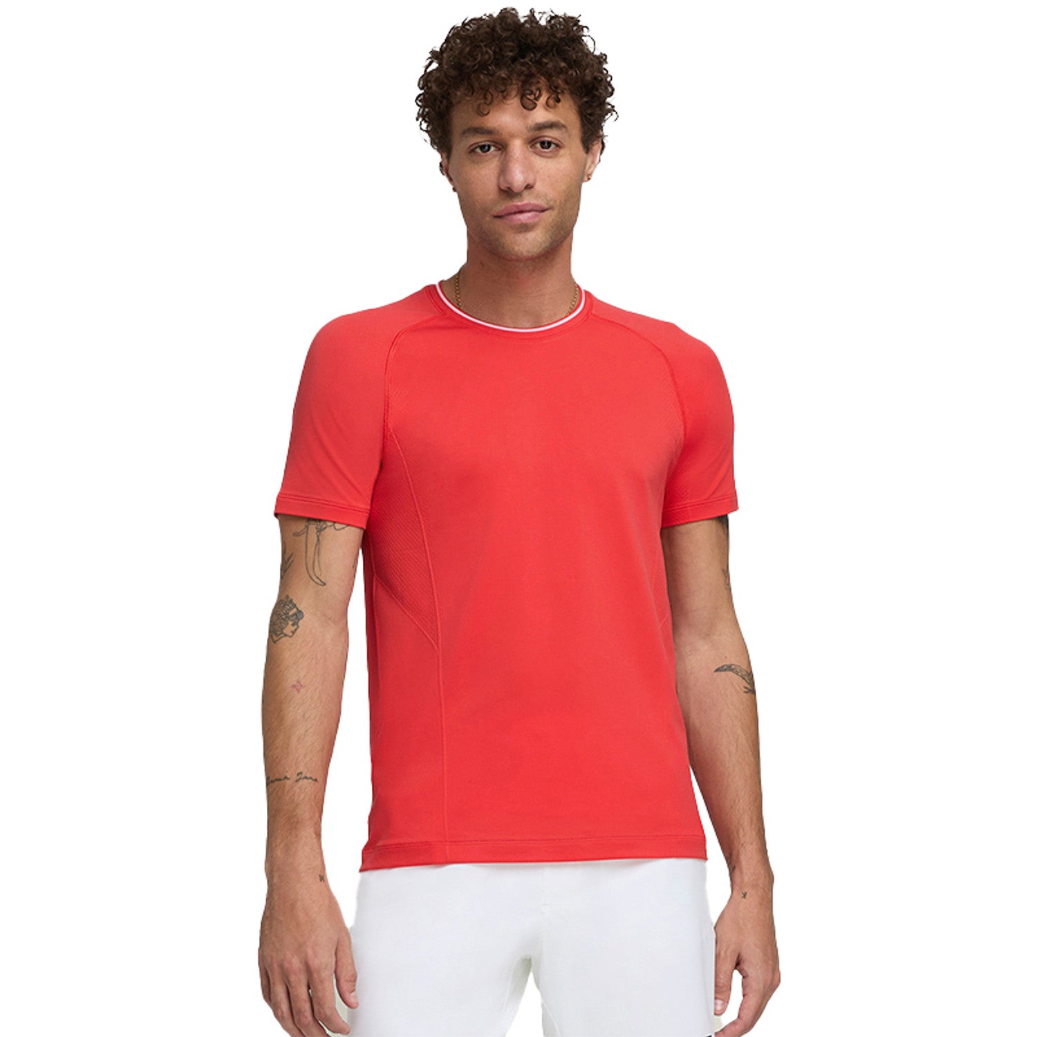 Team Seamless Crew Homme Rouge