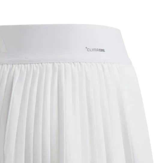 Girls' Club Pleated Skirt White