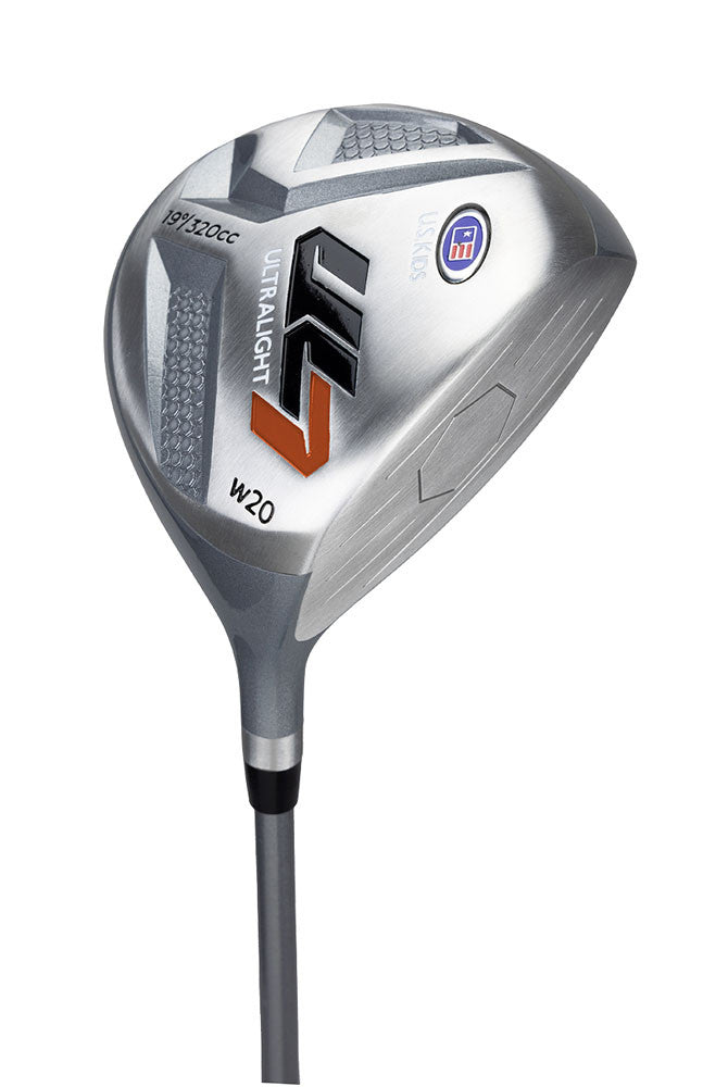 Ensemble de golf pour enfants UL7, 5 clubs, 130–137 cm (51 pouces), orange