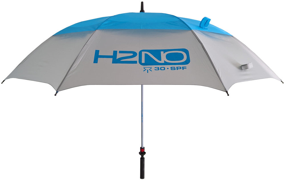 H2NO Golfschirm Automatik UPF 30 Hellblau/Grau