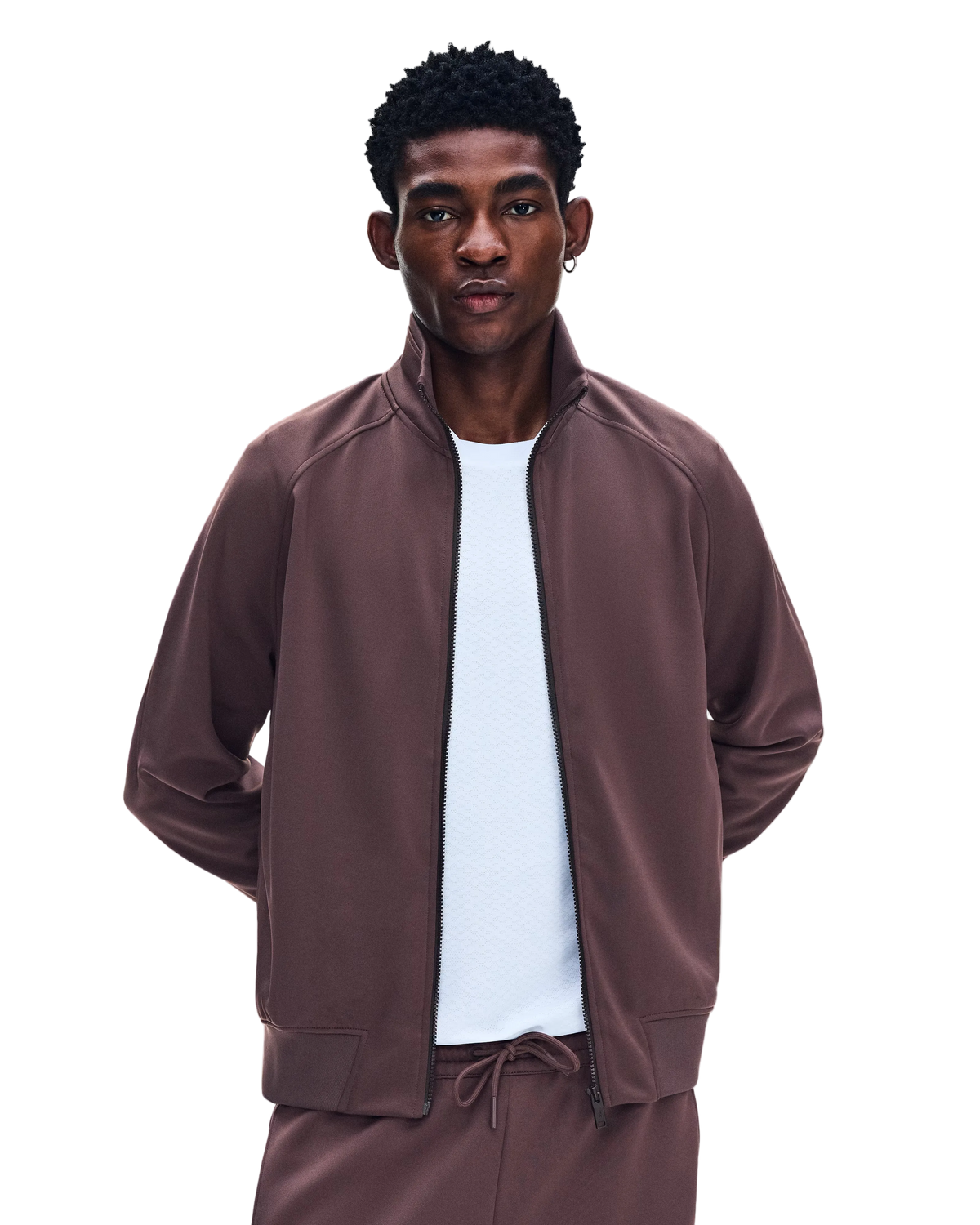 Giacca da uomo Courtside con zip intera Mulberry