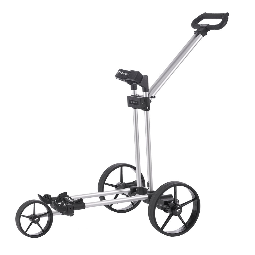 Push Trolley 3-Rad Silber