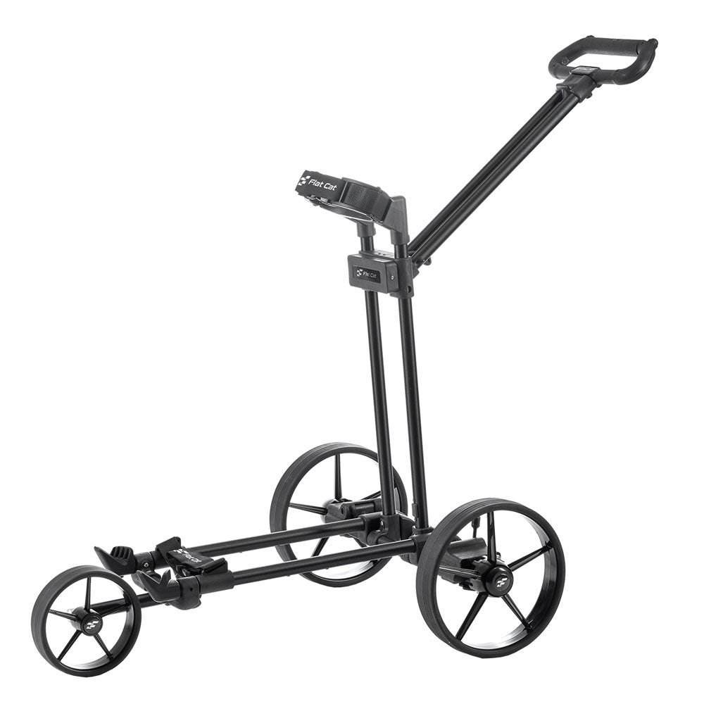 Push Trolley 3-Rad Schwarz
