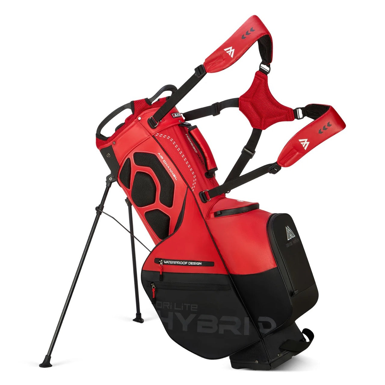Dri Lite Hybrid Plus Stand Bag Red/Black