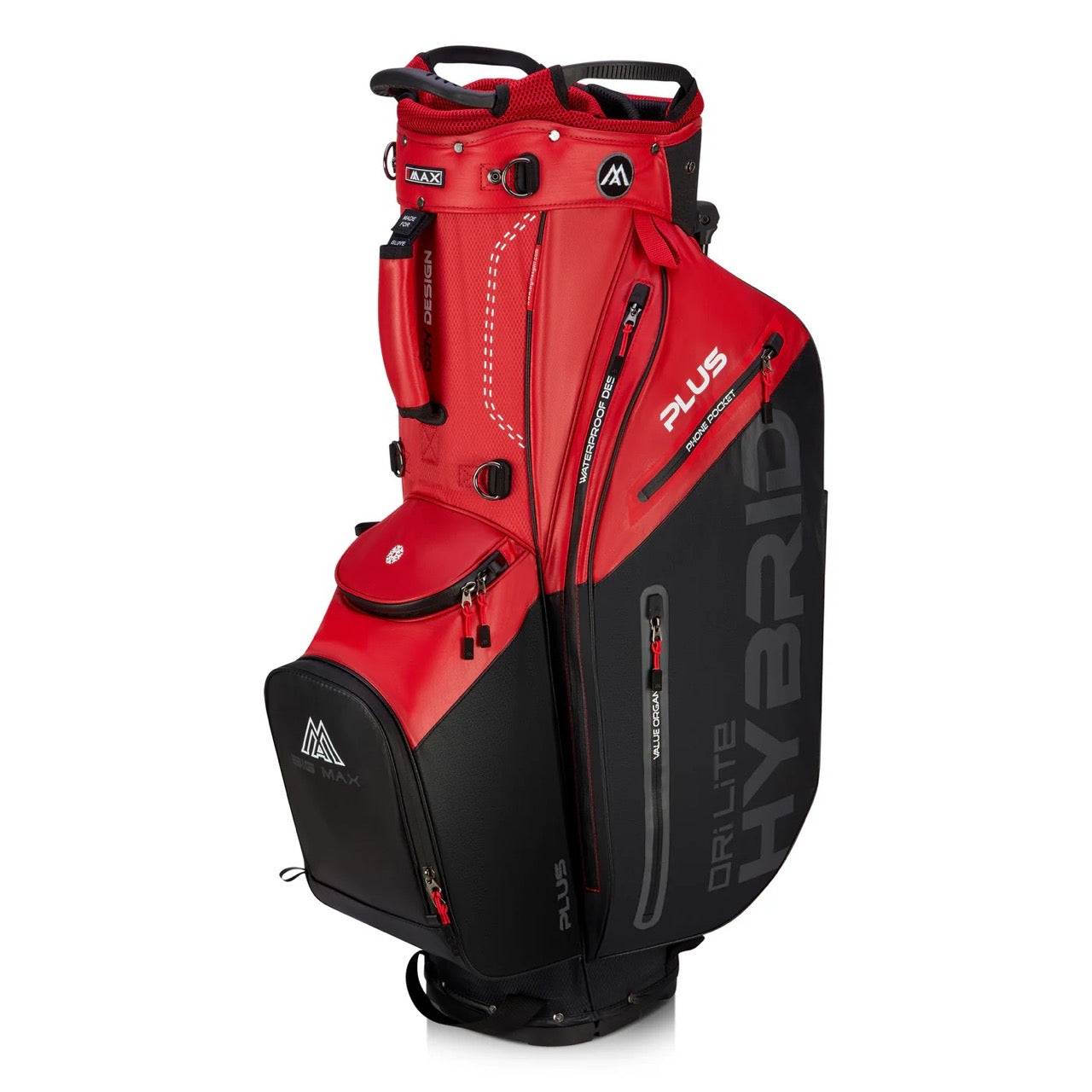 Dri Lite Hybrid Plus Stand Bag Red/Black