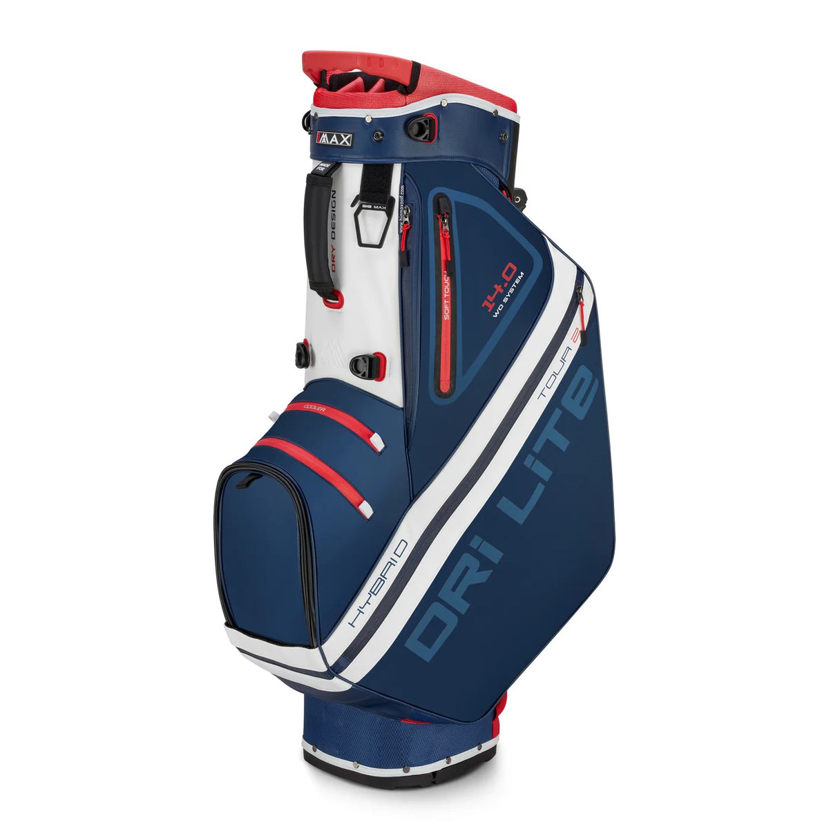 Dri Lite Hybrid Tour 2 Standbag Navy/Rot/Weiss