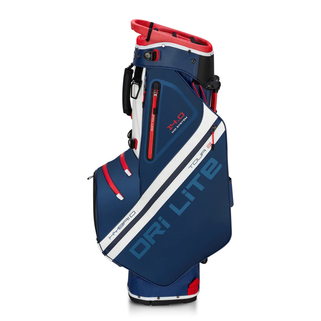 Dri Lite Hybrid Tour 2 Standbag Navy/Rot/Weiss