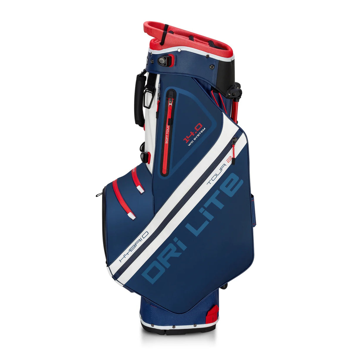 Dri Lite Hybrid Tour 2 Standbag Navy/Rot/Weiss