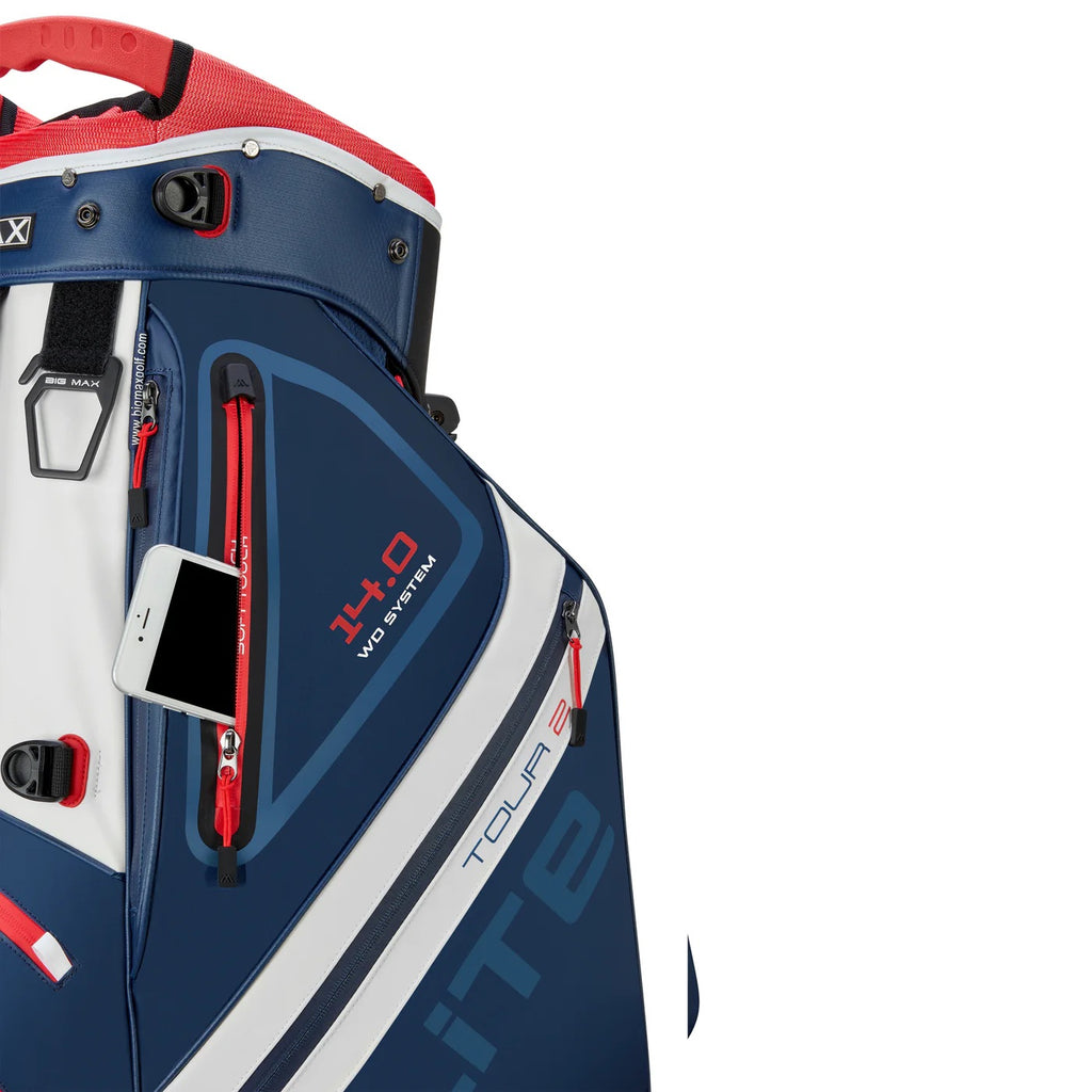Dri Lite Hybrid Tour 2 Standbag Navy/Rot/Weiss