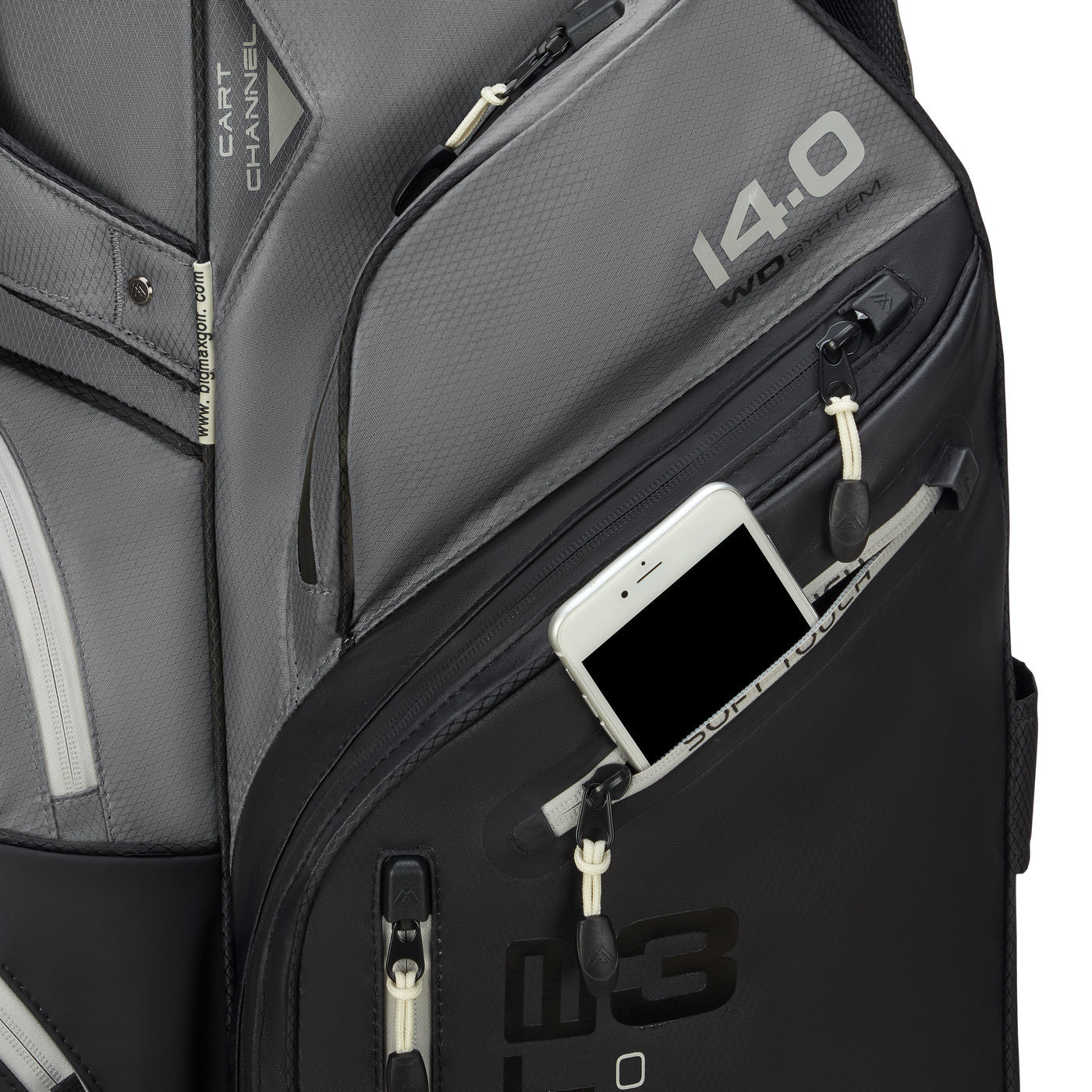 Dri Lite Silencio 3 Cart Bag Gray