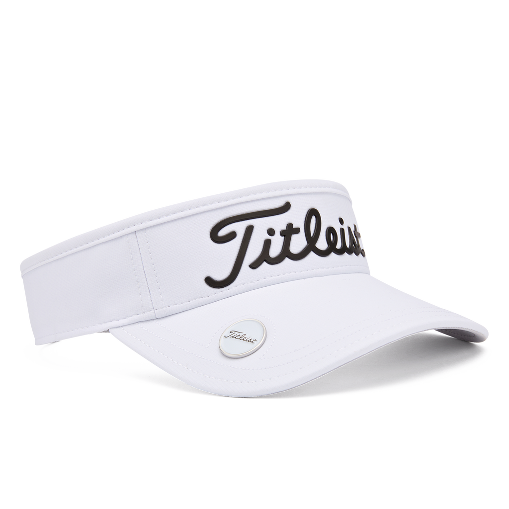 Players Visor Ballmarker Weiss